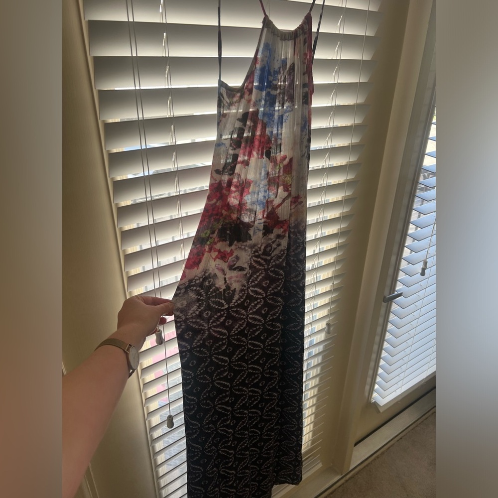 Free People Intimates maxi see through low back dress